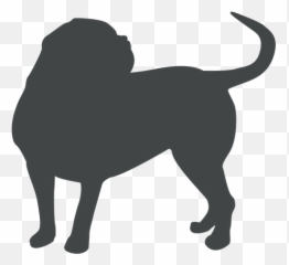 Transparent Png Svg Vector File - Dog Silhouette Transparent Background,Bulldog Transparent Background