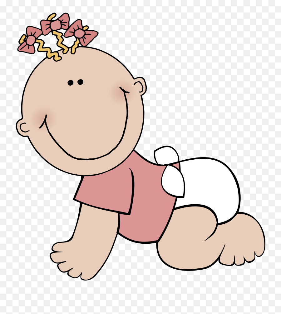 Free Baby Cliparts Transparent - Baby Girl Clip Art Png,Baby Clipart Transparent