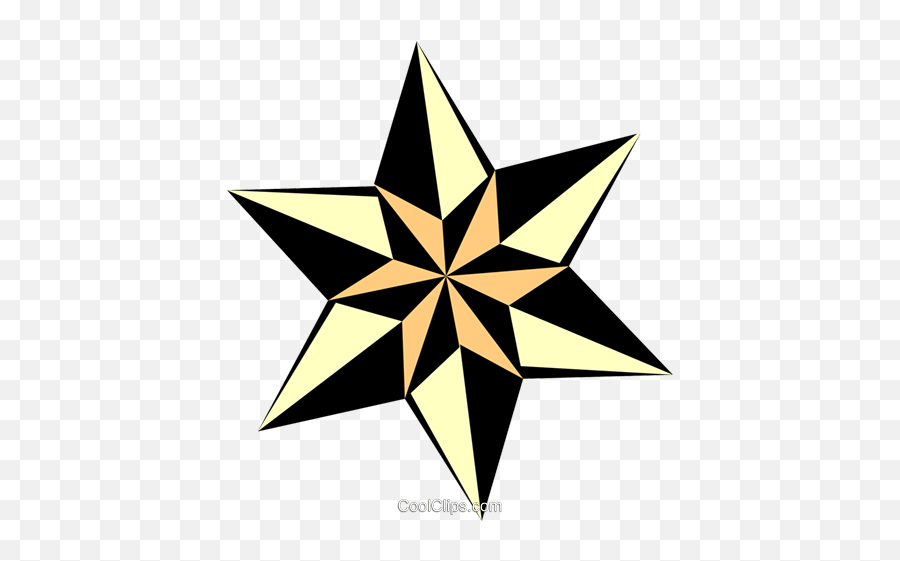 Star Design Royalty Free Vector Clip Art Illustration - University Of Brighton Emblem Png,Star Design Png