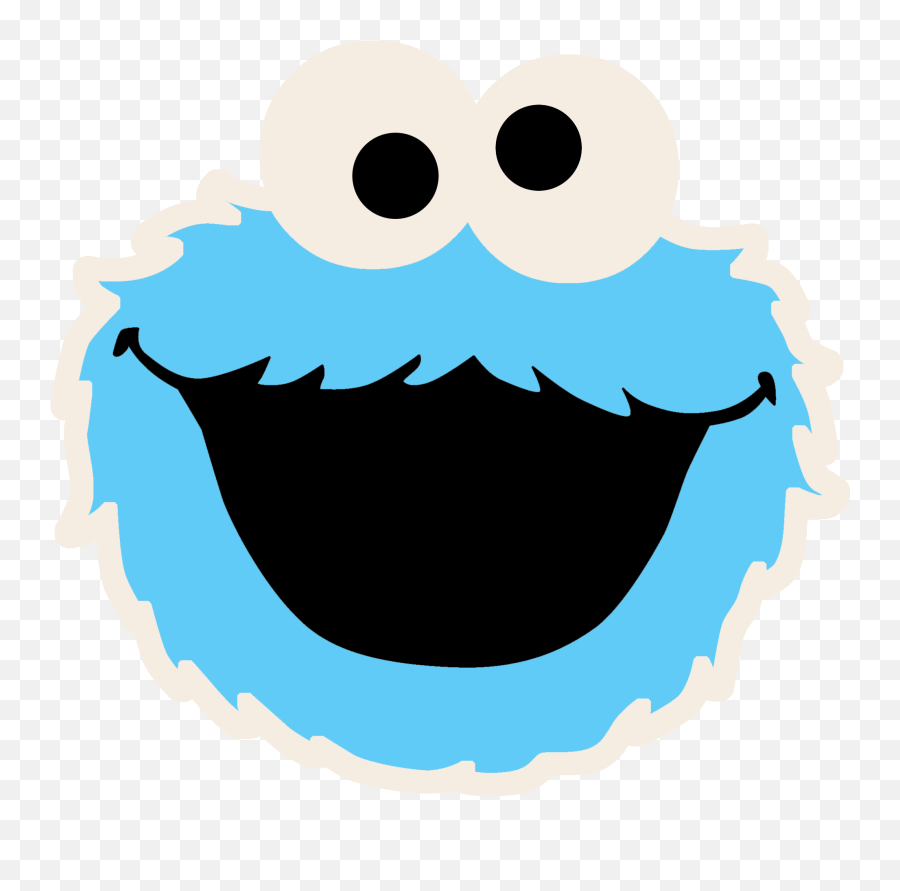 Cookie Monster Face Drawing Clipart - Cookie Monster Png,Cookie Monster Png