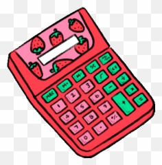 Calculator Clipart Kawaii Transparent - Kawaii Png