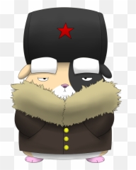 Download Giggles The Russian Hamster By - Russian Hamster With Hat Png,Russian Hat Png