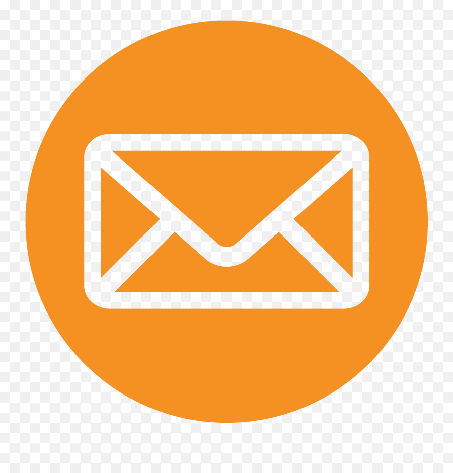 Download Orange Transparent Email Icon - Mail Logo Transparent Background Png,Transparent Email Icon