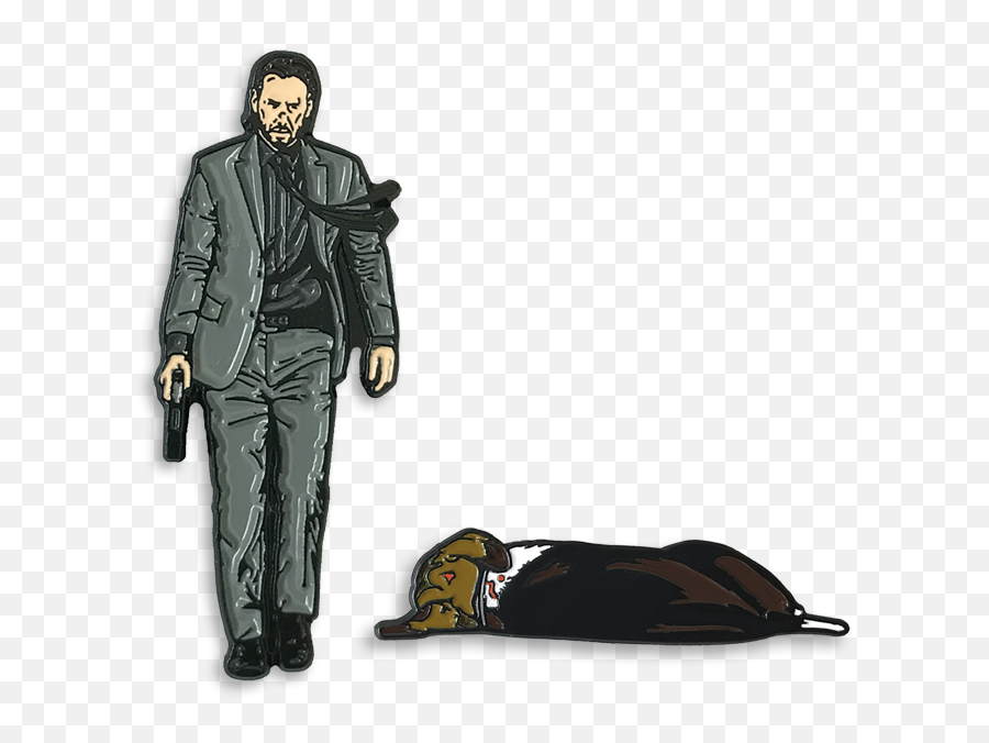 John And Daisy - John Wick Toy Chibi Png,John Wick Png - free ...