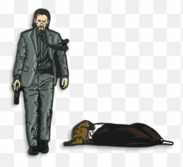 John And Daisy - John Wick Toy Chibi Png,John Wick Png