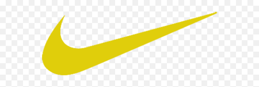 yellow nike logo