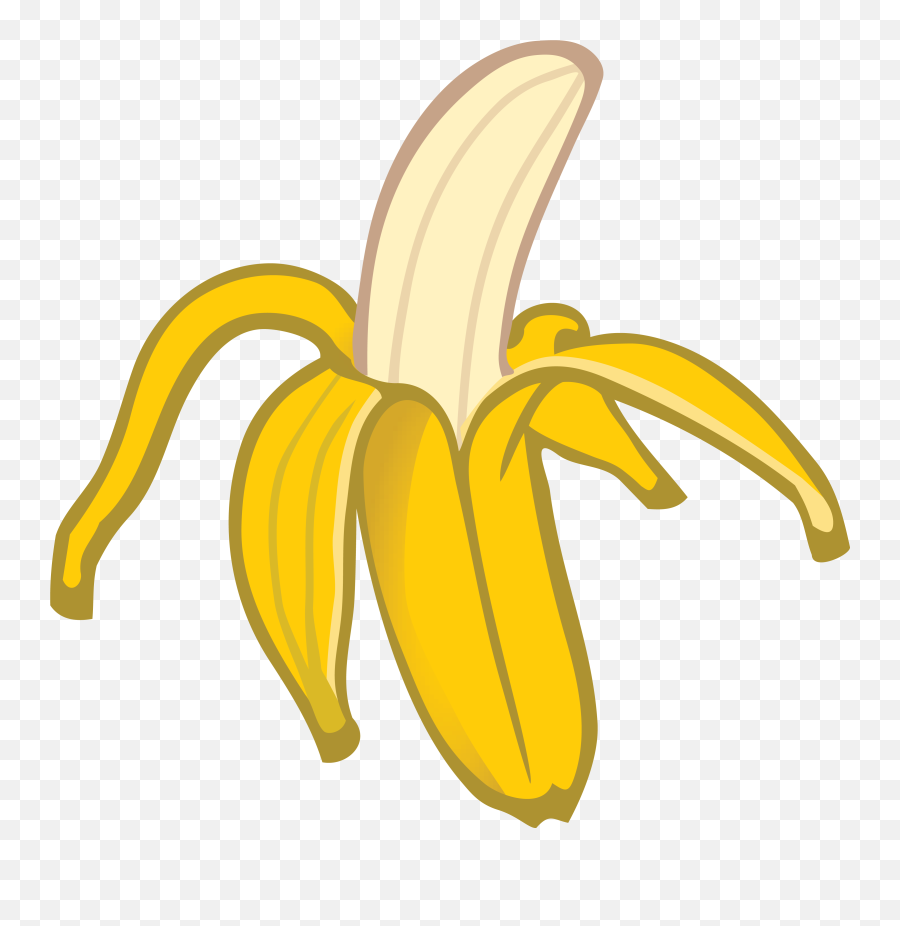 Download Hd Free Clipart Of A Banana - Banana Clipart Peeled Banana Clipart Png,Banana Transparent
