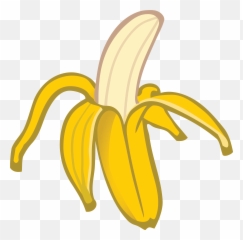 Download Hd Free Clipart Of A Banana - Peeled png