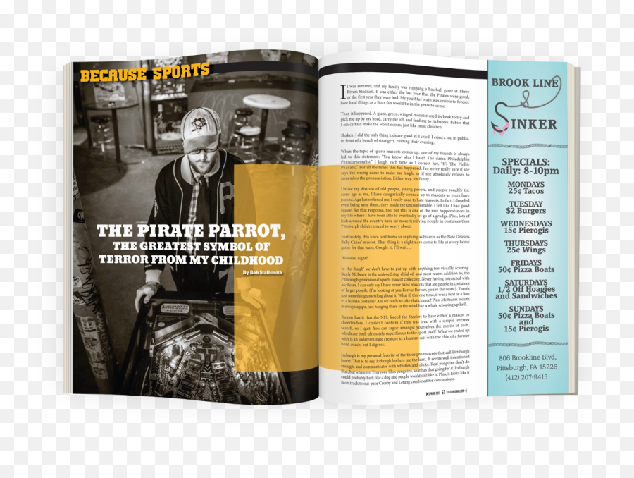 Because Sports The Pirate Parrot - Steel This Magazine Flyer Png,Pirate Parrot Png