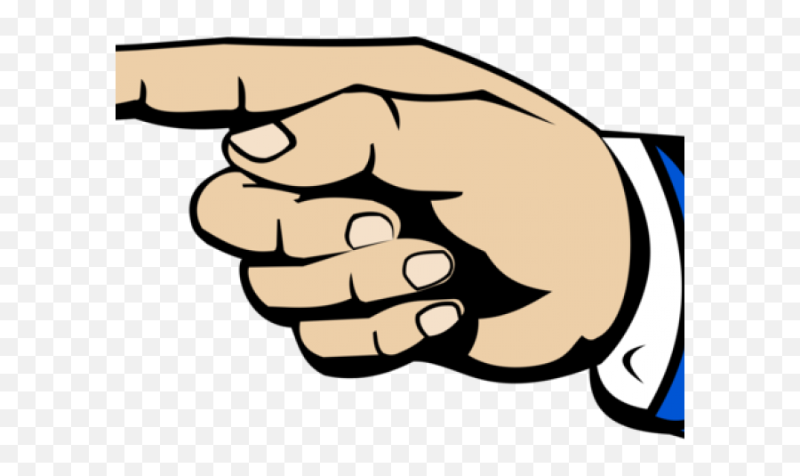 Fingers Clipart Point - Png Download Full Size Pointing Finger Sign Png,Fingers Png