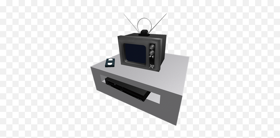 Tv With Vhs And Vcr - Roblox Lcd Display Png,Vcr Png
