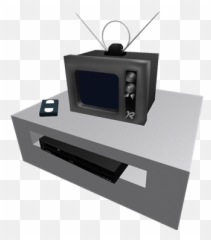Tv With Vhs And Vcr - Roblox Lcd Display Png,Vcr Png
