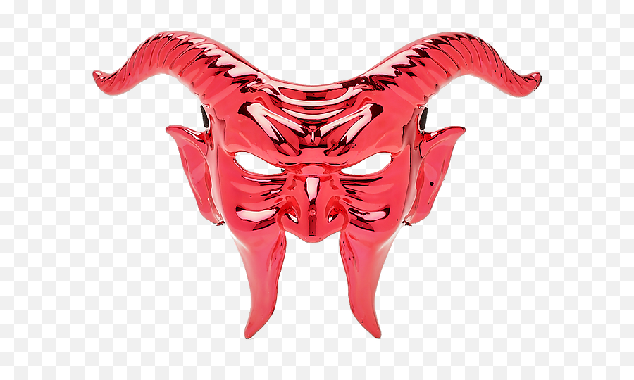 Halloween Devil Face Mask Boohoo - Illustration Png,Devil Face Png