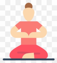 Meditation - Free wellness icons Sitting png