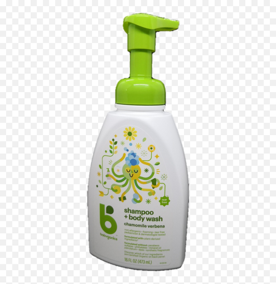 Babyganics Shampoo And Body Wash Chamomile Verbena - Liquid Hand Soap Png,Chamomile Png