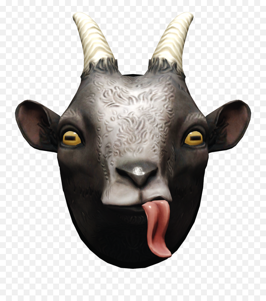 Download Clipart Goat Mask - Payday 2 Goat Goat Mask Goat Simulator Goat Png,Goat Transparent Background