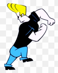 Johnny Bravo In Running Style - Johnny Bravo Gif Png,Johnny Bravo Png