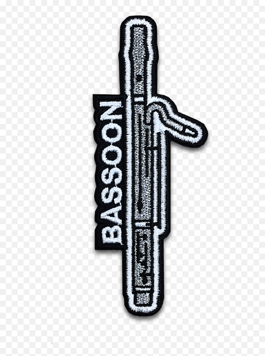 Bassoon Instrument Patch - Cross Png,Bassoon Png