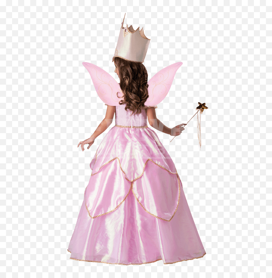 Girls Fairy Godmother Costume Full Size Png Download Seekpng - Costume,Fairy Godmother Png