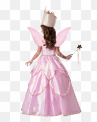 Girls Fairy Godmother Costume Full Size Png Download Seekpng - Costume,Fairy Godmother Png