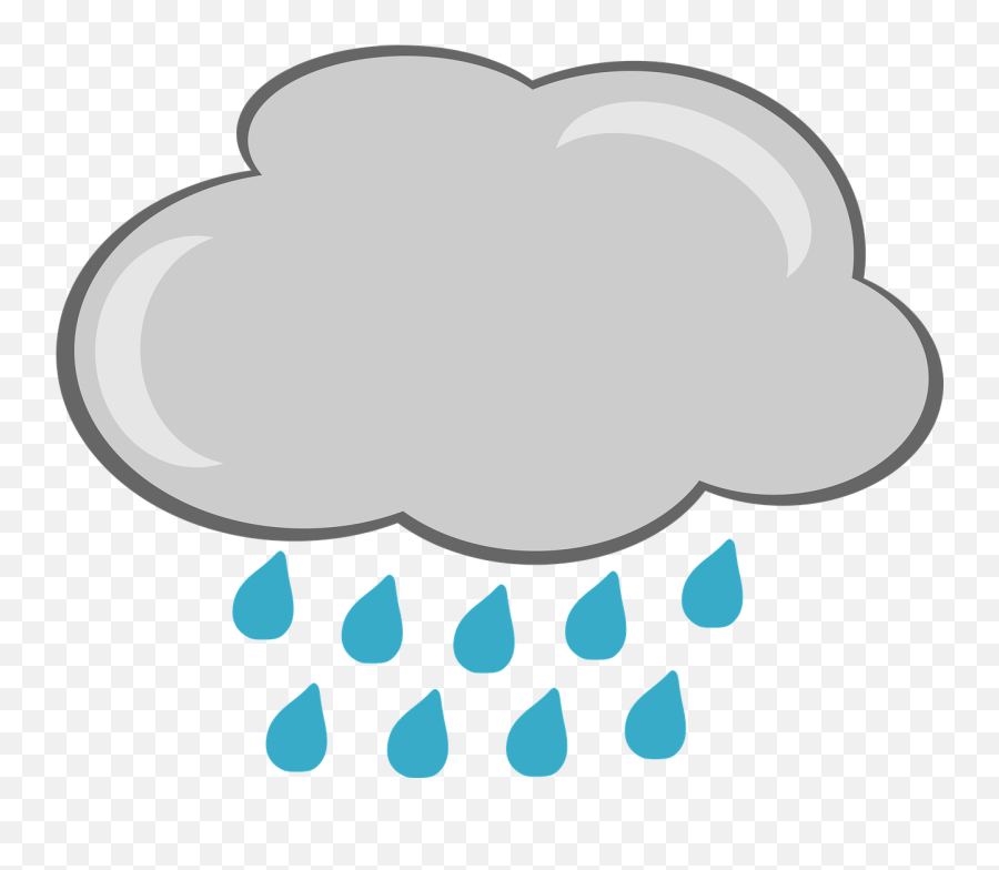Rain Cloud Weather - Rain Cloud Clipart Png,Rain Cloud Png