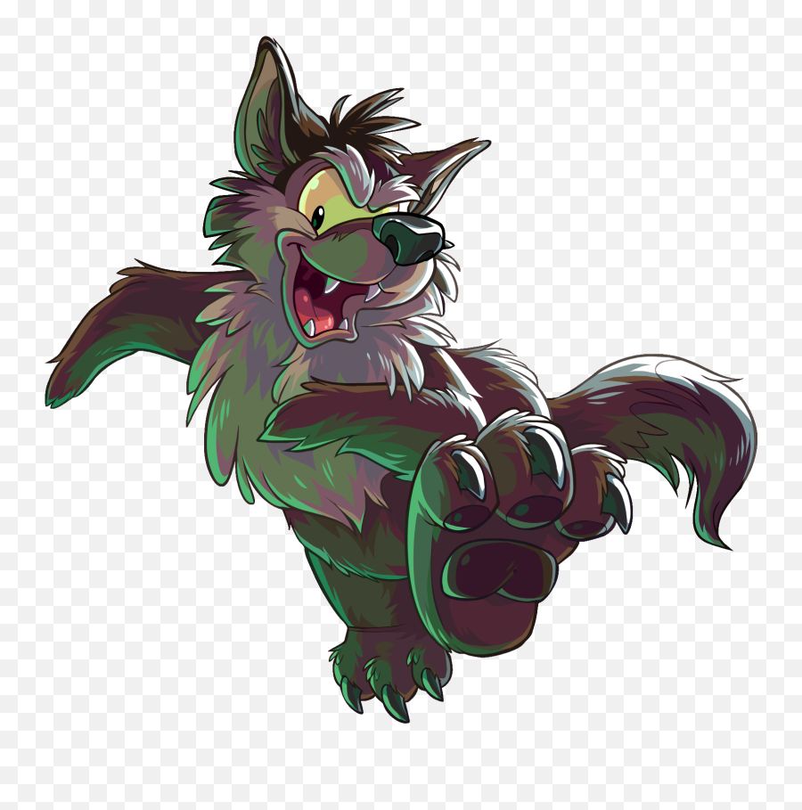 Classic Clipart Werewolf - Club Penguin Werewolf Png,Werewolf Png