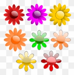 Download Flower Vector Png Image Clipart Free - 8 Flowers