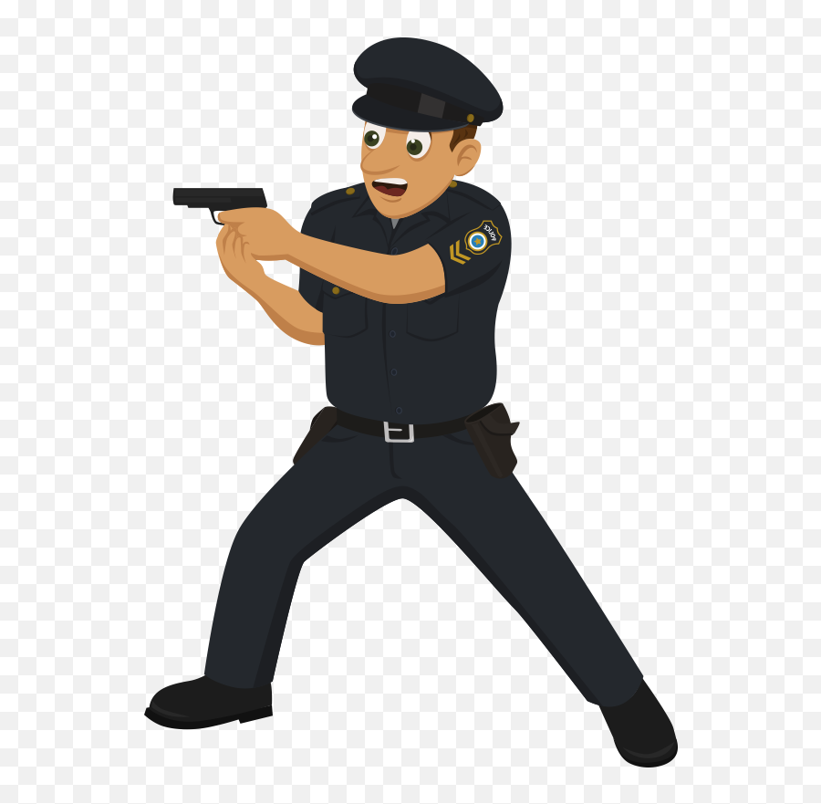 Policeman Png Images Free Download - Police With Gun Drawing,Police Png