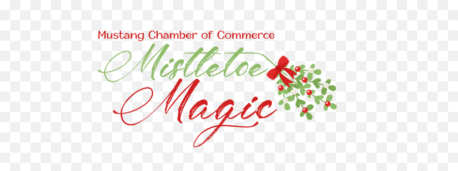 Mistletoe Magic Chamber - Calligraphy Png,Mustang Logo Png