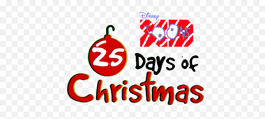 Download Disney Xd Toons 25 Days Of Christmas Logo 2018 - Logo De Disney Channel 25 Days Of Christmas Png,Disney Channel Logo