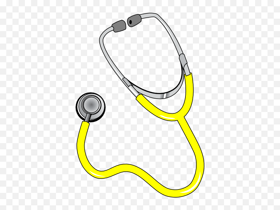 Yellow Stethoscope Clip Art - Vector Clip Art Clipart Of Stethoscope Png,Stethoscope Png