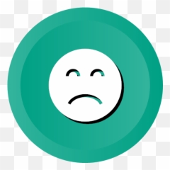 Frown Sad Upset Icon - Ios Web User Interface Multi Circle Png,Frown Png