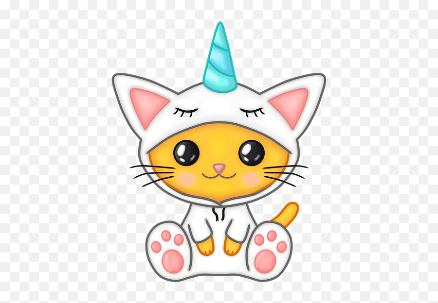 Cat Feline Kitten - Free Image On Pixabay Kawaii Gato Animado Png,Cat Nose Png