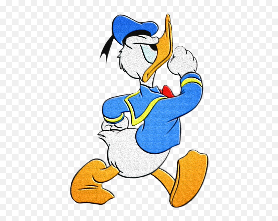 Png Trans Back Donald Duck Walking Disney - Donald Duck Walking Gif,Daffy Duck Png