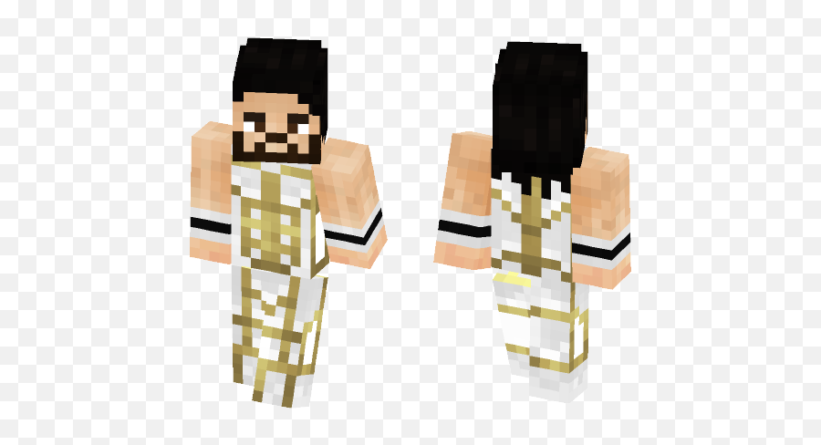Download Seth Rollins White U0026 Gold Minecraft Skin For Free - Fictional Character Png,Seth Rollins Png