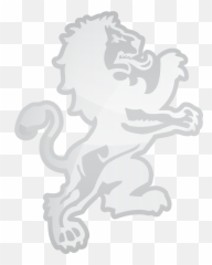 Free Leão Crista De Prata Galopante Png With Transparent - Mythical Creature