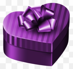 Gifts Clipart Purple Transparent Free For - Clip Art Box Chocolate png