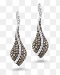 Download Hd 58 Carat Diamond Earrings - Fancy Long Diamond Earrings Png,Diamond Earrings Png