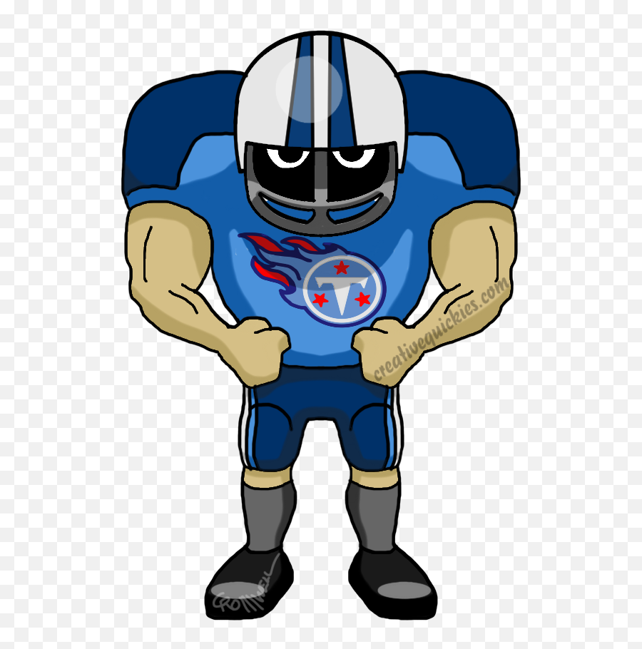 Nashville Tennessee Titans - Transparent Cartoon Football Player Png,Tennessee Titans Png
