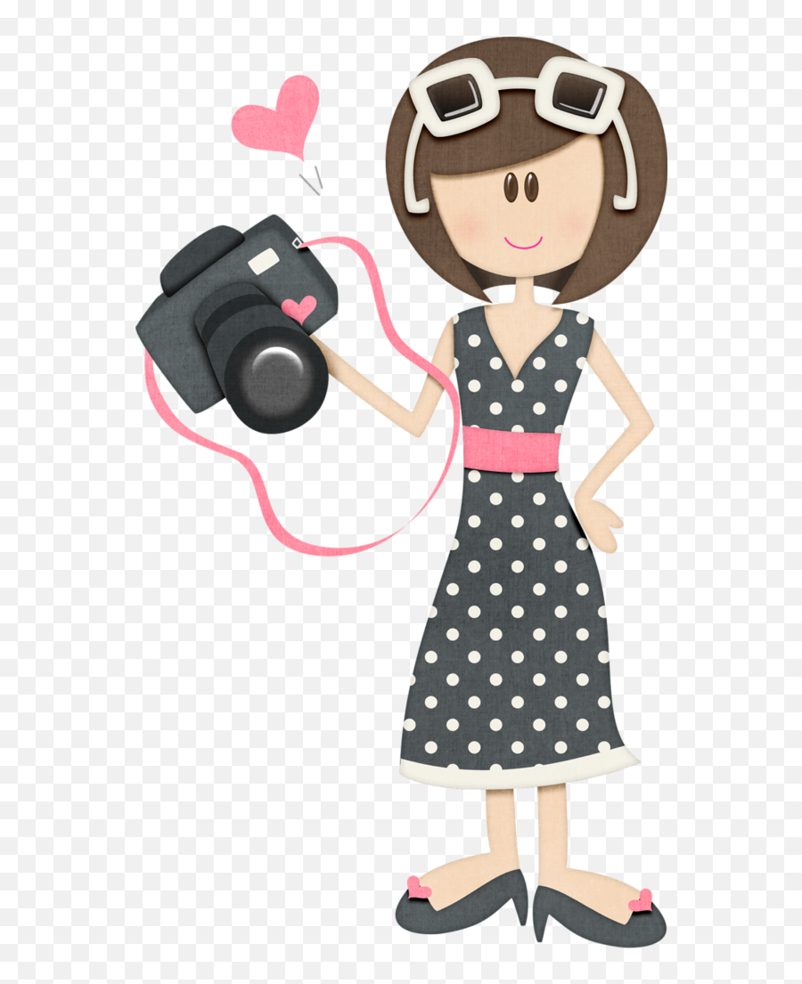 B Tb Oh Snap Photo Clipart Girl Camera - Imagenes De Fotografa Animada Png,Camera Cartoon Png