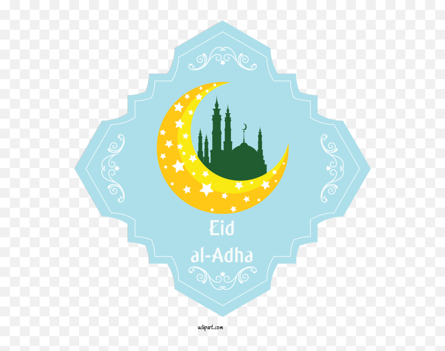 Religion Eid Al Adha Fitr Qurbani For Islam - Islam Eid Al Adha Logo Png,Islam Symbol Transparent