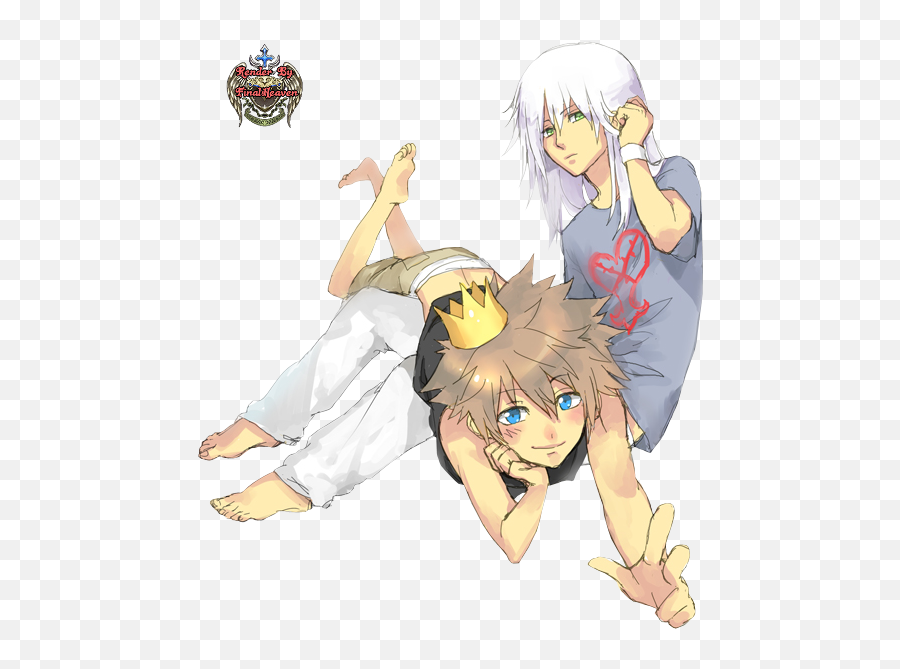 Sora Png - Axel X Roxas And Sora X Riku 2444824 Vippng Sora And Riku,Sora Transparent