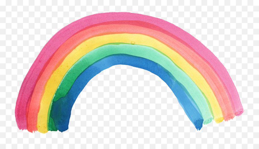 5 Watercolor Rainbow Transparent - Watercolor Rainbow Png,Transparent Rainbow Png