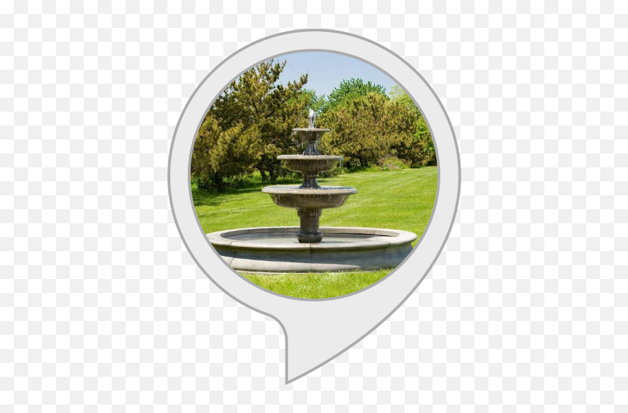Amazoncom Peaceful Sleep Sounds Fountain Alexa Skills - Large Outdoor Water Fountain Png,Fountain Grass Png