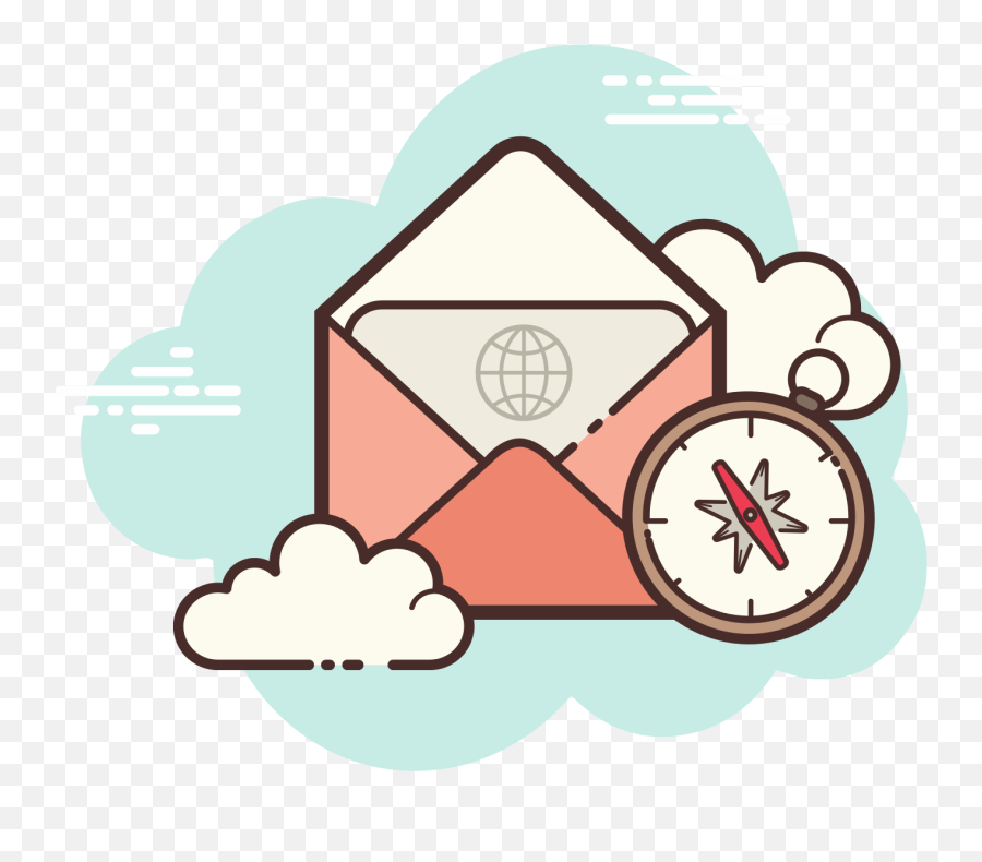 Open Envelope Navigator Icon - Weather Icon Aesthetic Cloud Png,Open Envelope Png