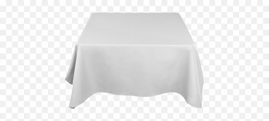 Download White Tablecloth 90 Inch X - White Table Transparent Background Table Cloth Png,White Table Png