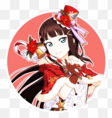 On Twitter Love Live Aqours Christmas Set Icon Pack - Hime Cut png