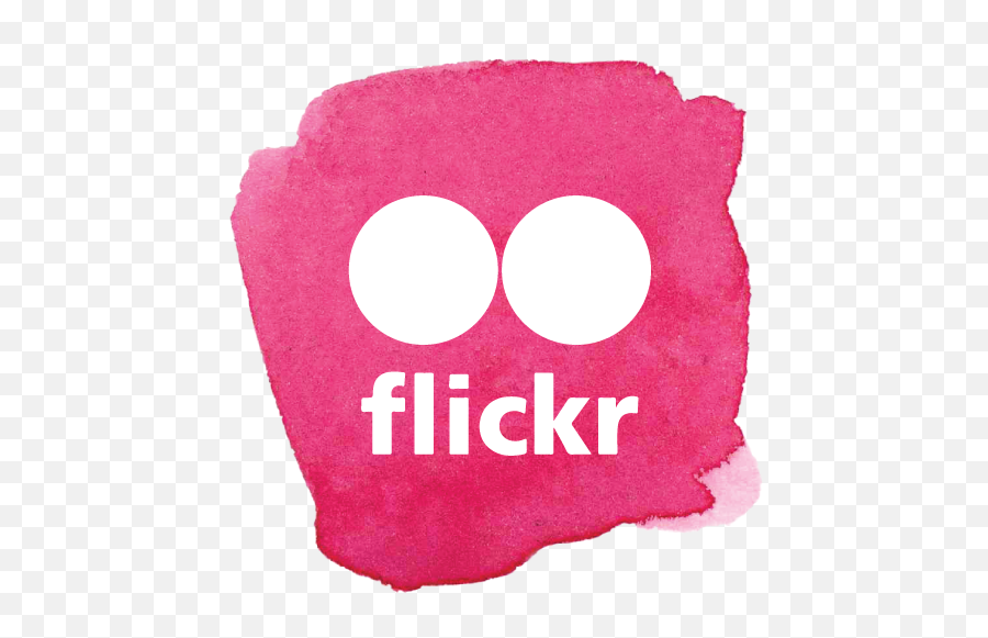 Flicker Social Network Multimedia Flickr Media Icon - Flicker Social Media Png,Flickr Icon