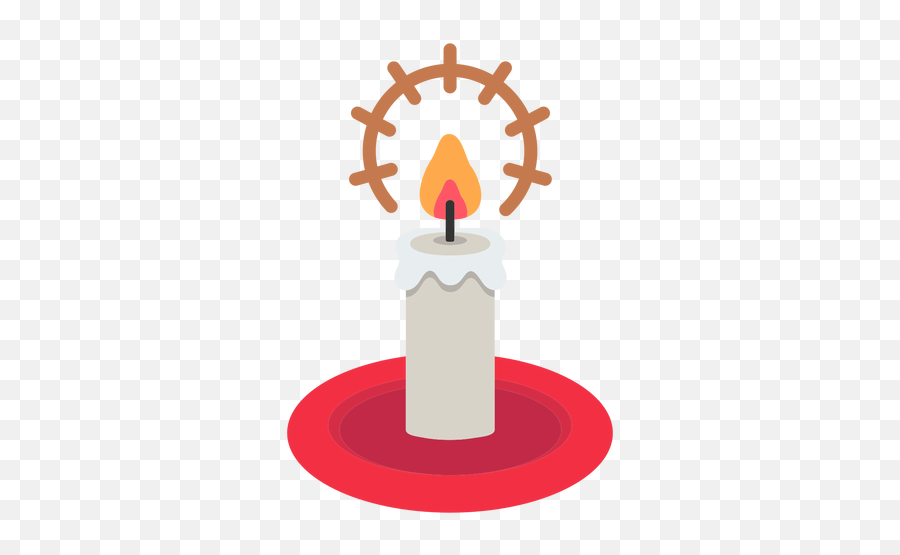 Christmas Candle Icon - Transparent Png U0026 Svg Vela De Adviento Png,Candle Icon Png