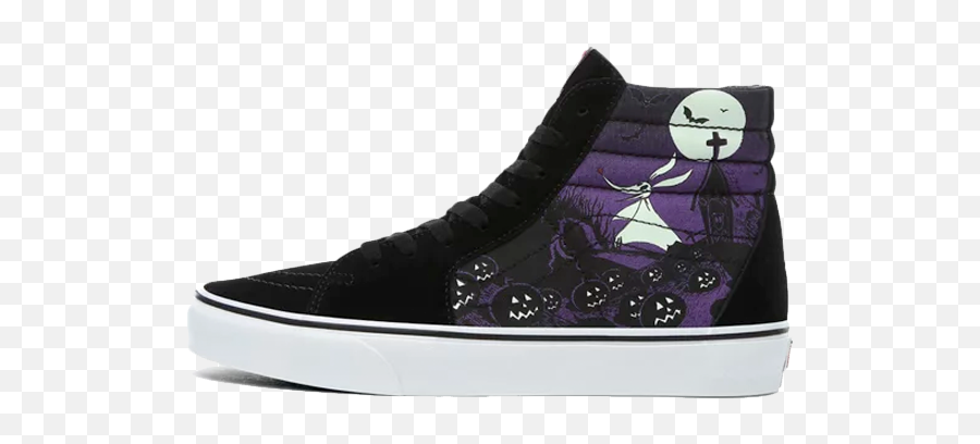 The Nightmare Before Christmas X Vans Sk8 - Hi Vn0a4bv6t35 Vans Disney Jack Sk8 Hi Png,Vans Png